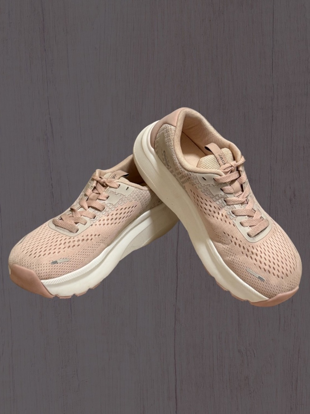 JACK SHIBO Super Comfy Sneaks BabyPink Wide Toe Box Arch Support 10W (42W) VGUC